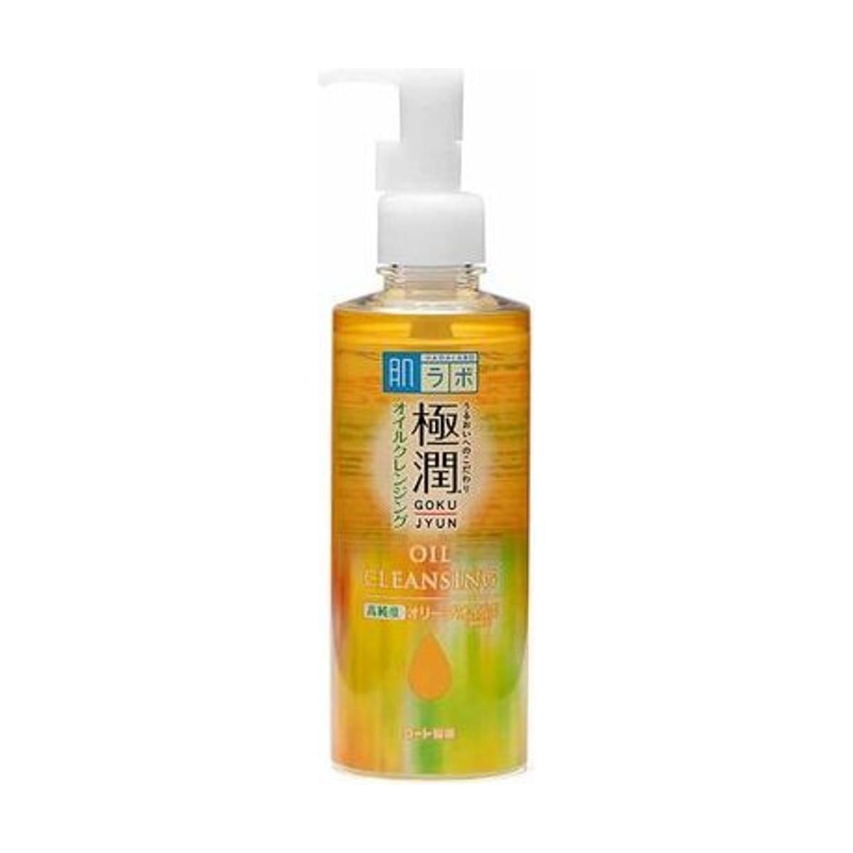Embalagem de Óleo Demaquilante Hada Labo Gokujyun Cleansing Oil